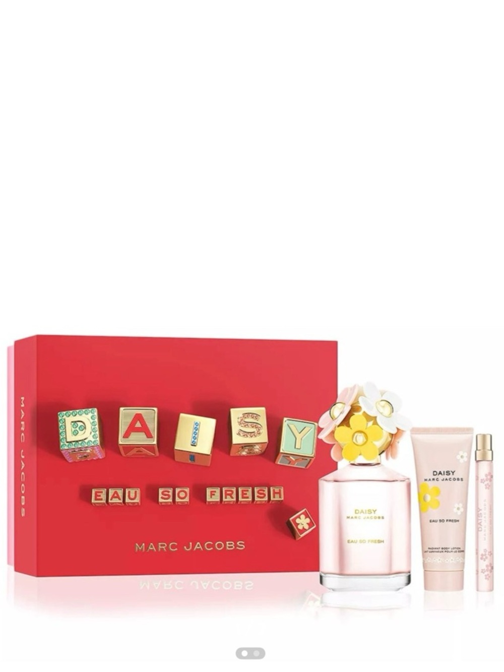 Marc Jacobs Daisy Eau So Fresh Gift Trio - Pink, Yellow & Red Accents